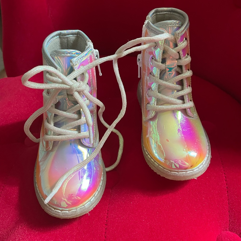 Toddler Girl Boots | Iridescence